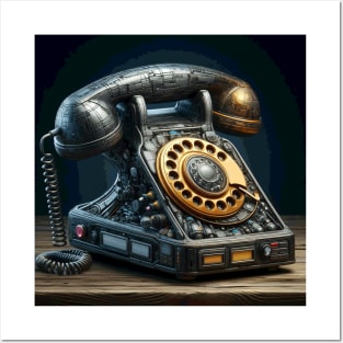 Steampunk Phone Posters and Art